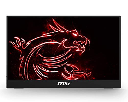 MSI Optix MAG161V - Monitor portátil de 15.6", FullHD 60Hz (1920 x 1080, pantalla plana, panel IPS, ratio 16:9, brillo 180 nits, Anti-glare) negro