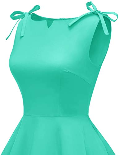 MUADRESS 1958 Vestidos Verano de Fiesta Mujer Elegante 1950s Pin Up Vintage Falda Retro Cóctel Rockabilly Clásico Tiffany L