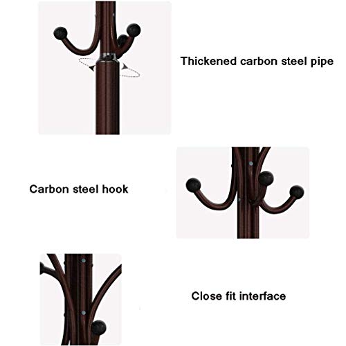 Muebles para el hogar Perchero de pie Perchero de 175 CM Perchero de pie Percha de dormitorio Perchero creativo Sala de estar Perchero de hierro Perchero Perchero vertical simple para ropa Trajes B