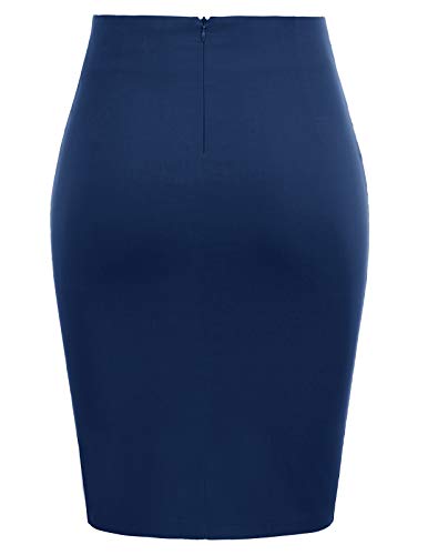Mujer Mini Falda de Verano para Mujer Bodycon Falda Tubo de Oficina Tamaño L CL866-3