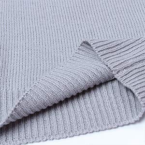 Mujer sudaderas Básico Punto Suéter de Moda O-Cuello Otoño Invierno Oversize Jerseys Blusas Abrigo Tops (X-Large, Gris)