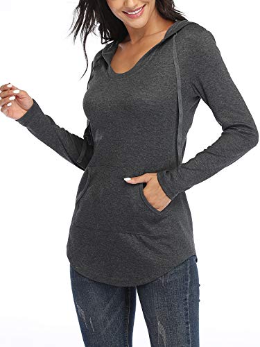 Mujer Sudaderas con Capucha Chaqueta Manga LargaSuéter Jersey Otoño Invierno Tops