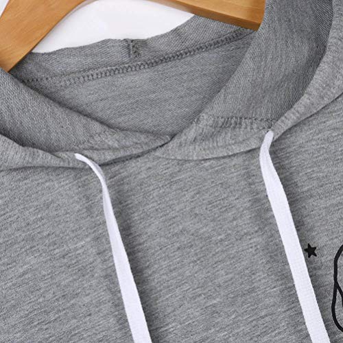 Mujer Sudaderas con Capucha de Manga Larga para Adolescentes Chicas Niña - Planeta Imprimir