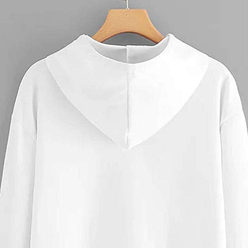 Mujer Sudaderas con Capucha Ocio Deportivo Sudadera de Manga Larga Estampada para Mujer Cactus y Erizo Jersey de Dibujos Animados Sudaderas Adolescentes Chicas niña Tumblr Pullover