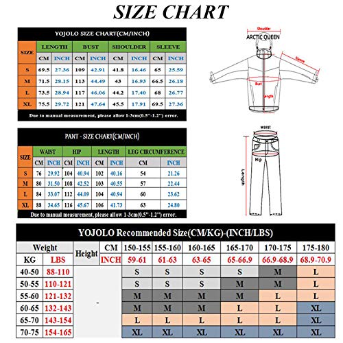 Mujer Traje Esquí Color Degradado Resistente Al Viento Impermeable Esquí Chaqueta Snowboard Conjunto De Pantalón Con Pechera Invierno Deporte Al Aire Libre Traje De Nieve Ropa De Esquí,Blanco,M