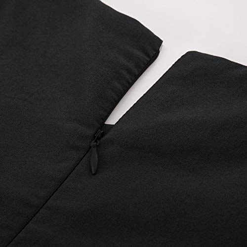 Mujer Vestido Lápiz de Oficina Elegante Mangas Cortas Ajustado 2XL CL010867-1