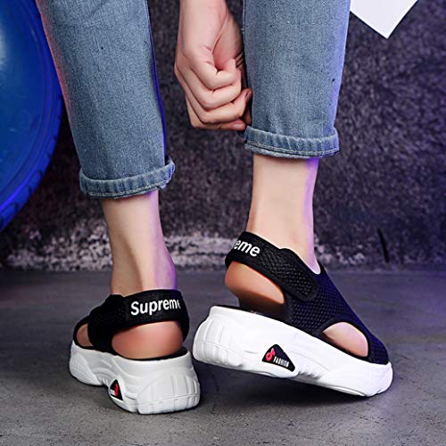 Mujeres Sandalias de Moda de Verano al Aire Libre Transpirable Zapatos Ligeros Femeninos Slingback cuñas Plataforma Sandalias Deportivas