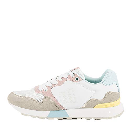 Mustang JOGGO, Zapatillas Deportivas Mujer, Leopard Blanco Roto, 39 EU