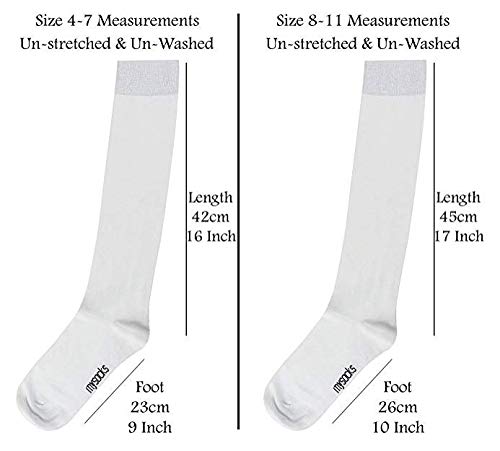 Mysocks 3 pares de calcetines largos hasta la rodilla unisex lisos acanalados con algodón peinado extra fino acanalados Caqui