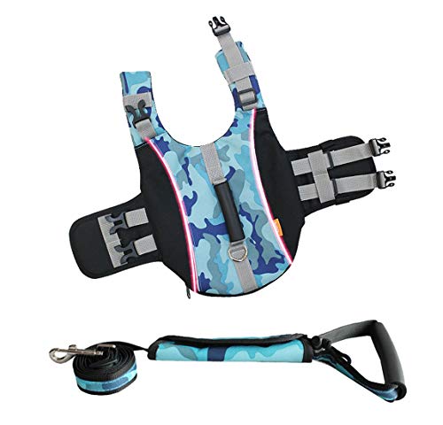 N / A Chalecos Salvavidas Perro Chalecos De Seguridad para La Natación Navegación Piragüismo, Flotación Chaleco con Rescate De La Manija Superior Flotabilidad para Mascotas La Vida del Perro