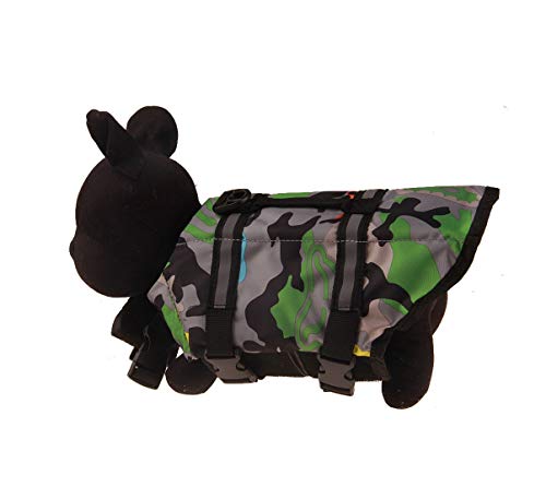 N / A Perros Lifesaver Chalecos De Seguridad Chalecos para Natación Navegación Piragüismo, Chaleco Salvavidas con Rescate De La Manija Superior A La Flotabilidad del Traje De Baño para Mascotas