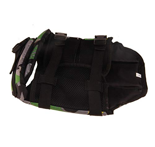 N / A Perros Lifesaver Chalecos De Seguridad Chalecos para Natación Navegación Piragüismo, Chaleco Salvavidas con Rescate De La Manija Superior A La Flotabilidad del Traje De Baño para Mascotas