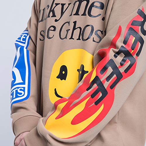 NAGRI Kanye Lucky me I See Ghosts Sweatshirt Sudaderas sin Capucha