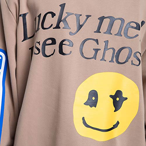 NAGRI Kanye Lucky me I See Ghosts Sweatshirt Sudaderas sin Capucha