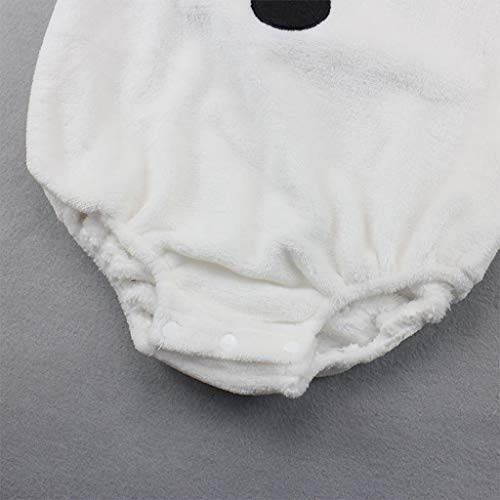 Navidad POLP Baby Monos Disfraz de Muñeco de Nieve Modelado Unisex Mameluco de Felpa Manga Larga y Chaleco y Sombrero Invierno Cálido Disfraces de Fiesta Pijama Christmas Party