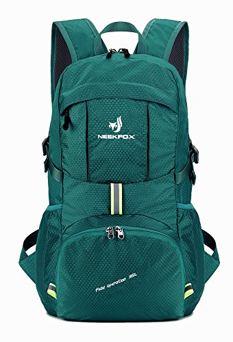 NEEKFOX Mochila Ligera y compacta para Viaje, Excursionismo o Uso Diario, Mochila para Acampar Plegable de 35 L, Mochila Deportiva Ultraligera para Exteriores