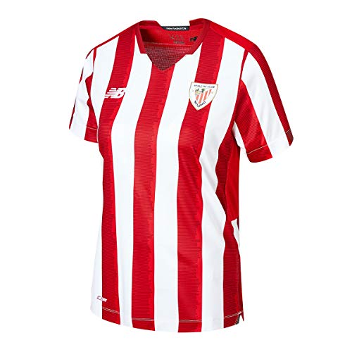 New Balance AC Bilbao Primera Equipación 2020-2021 Mujer, Camiseta, Red-White, Talla XL