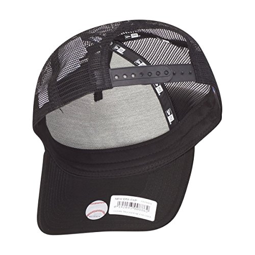 New Era ERA Clean Trucker Gorras, Unisex Adulto, Negro, Talla Única