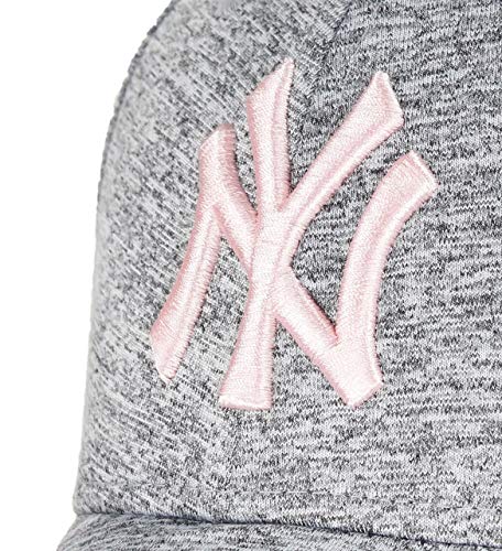 New Era York Yankees 9forty Adjustable Women Cap MLB Rear Logo Grey/Rose - One-Size