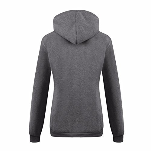 Newbestyle Sudadera con Capucha para Mujer Sudadera Cremallera