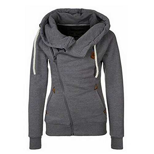 Newbestyle Sudadera con Capucha para Mujer Sudadera Cremallera