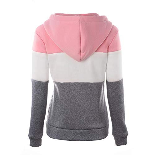 Newbestyle Sudadera con Capucha para Mujer Sudadera Cremallera XS-XXL