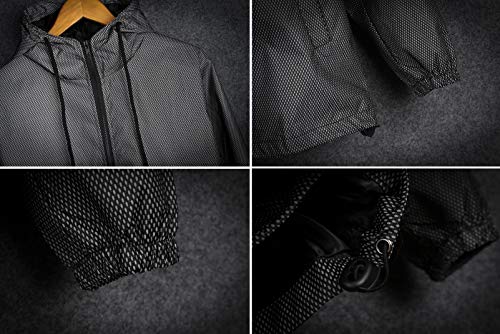 NewL Chaqueta Reflectante de Alta Visibilidad indicada para Correr, Hacer Footing, Ciclismo (S)