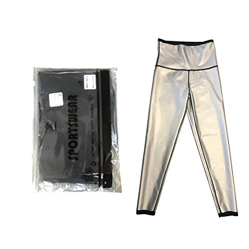 NHEIMA Pantalones de Sudoracion Adelgazantes Mujer NANOTECNOLOGÍA, Leggins Anticeluliticos Fitness Push Up Cintura Alta, Mallas Reductoras, Leggins Termicos de Compresion Sauna Deporte Yoga (M)