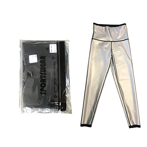 NHEIMA Pantalones de Sudoracion Adelgazantes Mujer NANOTECNOLOGÍA, Leggins Anticeluliticos Fitness Push Up Cintura Alta, Mallas Reductoras, Leggins Termicos de Compresion Sauna Deporte Yoga (L)
