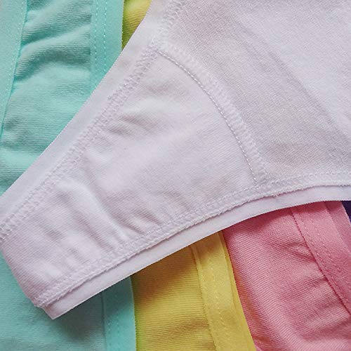 Nightaste Ropa Interior Tanga de Algodón para Mujeres Paquete de 5-10 Piezas Tanga de Rayas de Colores (S, Multi1)