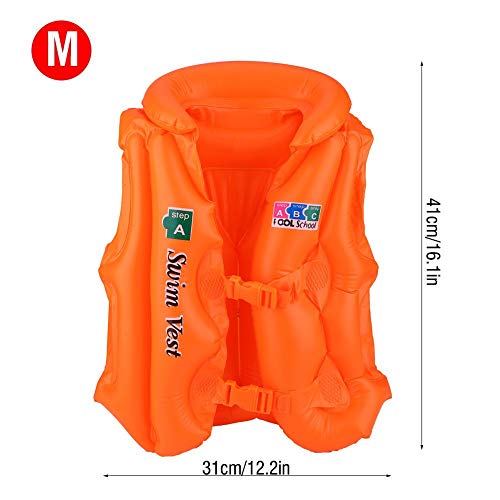 Niiyen Chaleco Salvavidas, Chaquetas de Seguridad para Nadar para niños Chaleco Salvavidas Chaleco Salvavidas para navegar, Pescar a la Deriva(L)