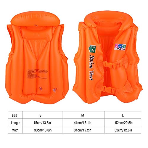 Niiyen Chaleco Salvavidas, Chaquetas de Seguridad para Nadar para niños Chaleco Salvavidas Chaleco Salvavidas para navegar, Pescar a la Deriva(L)