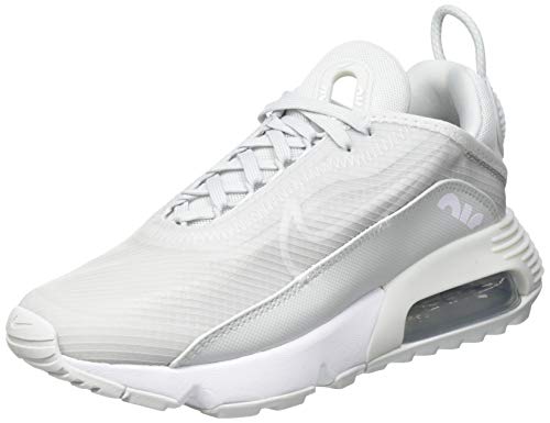 Nike Air MAX 2090, Zapatillas para Correr Mujer, Photon Dust White Metallic Silver, 36 EU