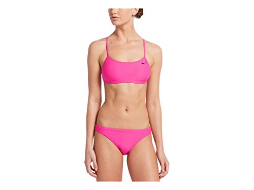 Nike Bikini deportivo para mujer, color rosa, XL