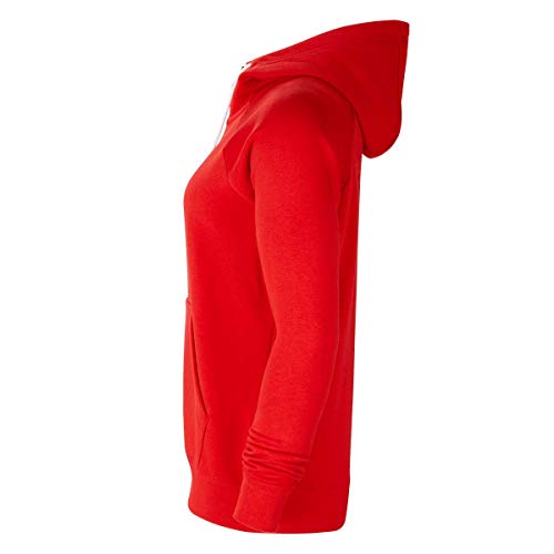 NIKE Chaqueta Deportiva para Mujer. Rojo y Blanco S