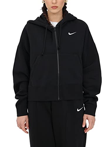 NIKE CK1505-010_L Sudaderas, Black, Mujeres