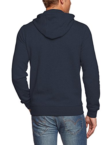 NIKE Club FZ Hoody-Swoosh Chaqueta, Hombre, Negro/Blanco (Dark Obsidian/White), L