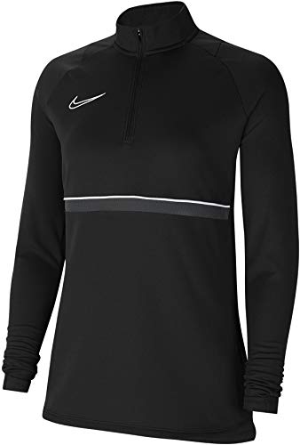 NIKE Dri-FIT Academy 21 Sudadera de Entrenamiento, Negro/Blanco/Antracita/Blanco, XL Regular para Mujer
