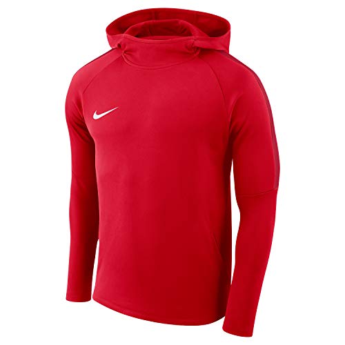 NIKE Dry Academy 18 Football H Sudadera, Ni?Os, Rojo (University Red/Gym Red/Gym Red/(White), S