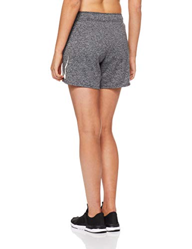Nike Dry Swoosh 933685, Pantalones Cortos para Mujer, Gris (Black/White/010), L