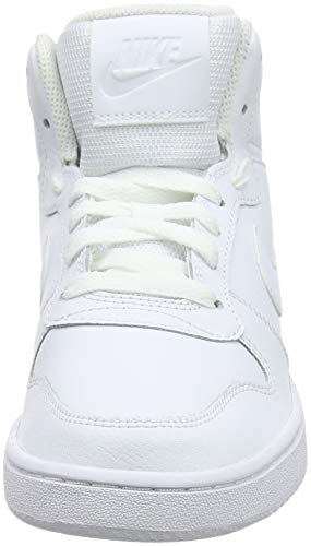 Nike Ebernon Mid, Zapatillas Altas Mujer, Blanco (White/White 100), 41 EU