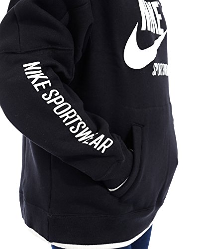 NIKE HZ Archive Sudadera, Mujer, Negro / Beige, L