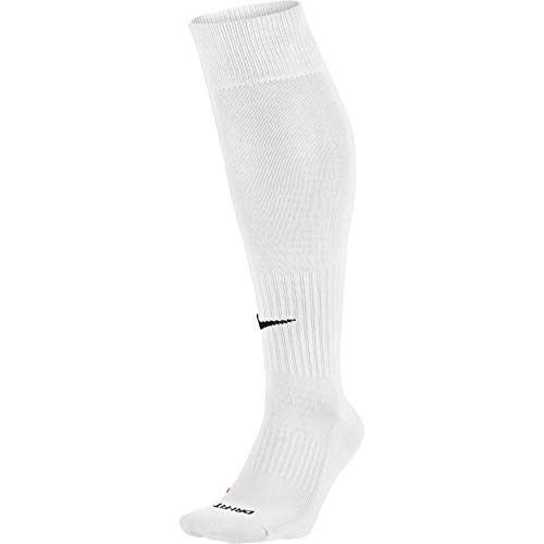 Nike Knee High Classic Football Dri Fit Calcetines, Unisex adulto, Blanco / Negro (White / Black), 34-38 EU