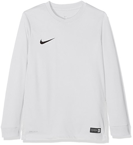 Nike LS YTH Park Vi JSY Camiseta de Manga Larga para Niños, Blanco, L