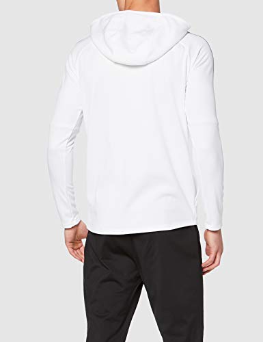 NIKE M Nk Dry Acdmy18 Hoodie Po Sweatshirt, Hombre, Blanco (White/Black), L, AH9608-100