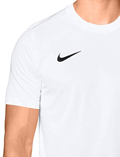 NIKE M Nk Dry Park VII JSY SS Camiseta de Manga Corta, Hombre, Blanco (White/Black)