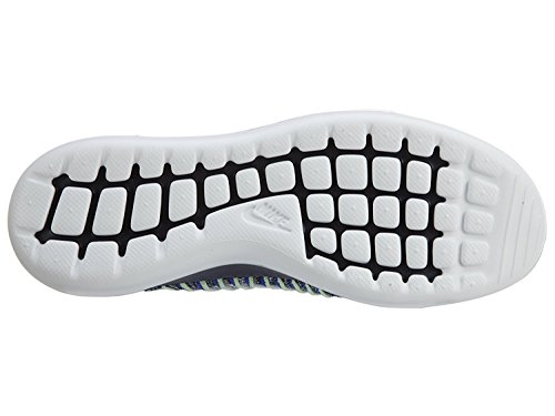 Nike SportswearROSHE Two Flyknit - Zapatillas - College Navy/White/Binary Blue/Vapor Green/Paramount Blue