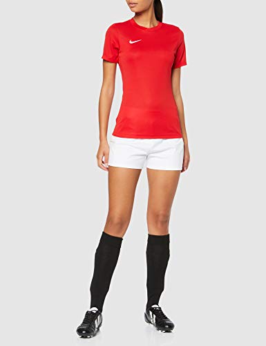 NIKE SS W Park Vi JSY Camiseta de Manga Corta, Mujer, Rojo (University Red/White), M