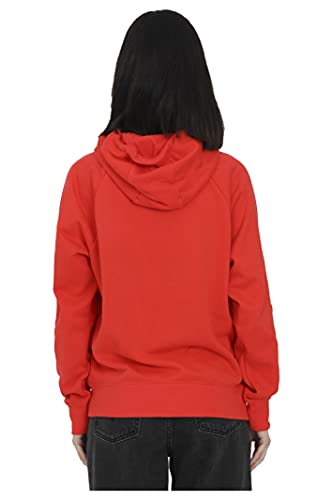 Nike Sudadera cerrada con capucha para mujer de algodón perchado CORAL S