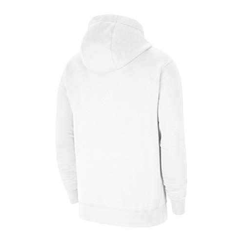 NIKE Sudadera con Capucha para Mujer Team Club 20, Color Blanco, Gris Lobo, Talla XL